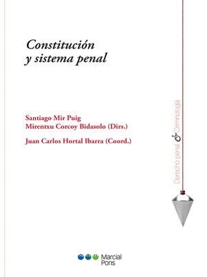cover image of Constitución y sistema penal